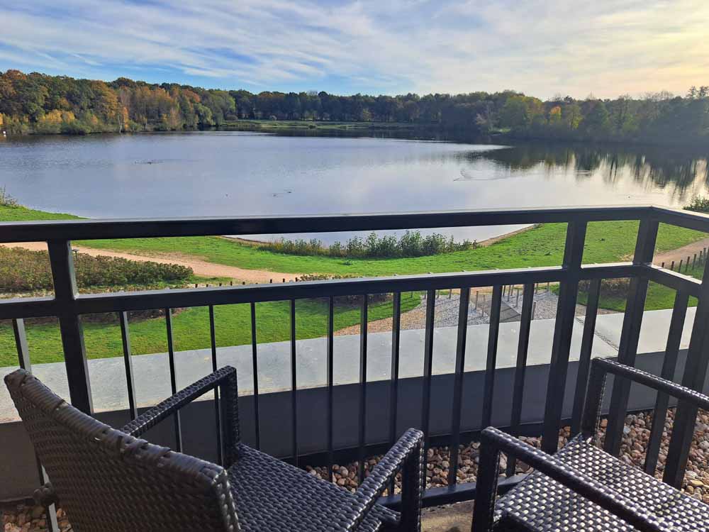 uitzicht balkon deluxe kamer