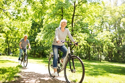 Fietsen en wandelen 