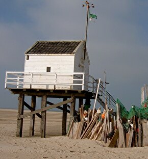 Reddingshuisje Vlieland strand 